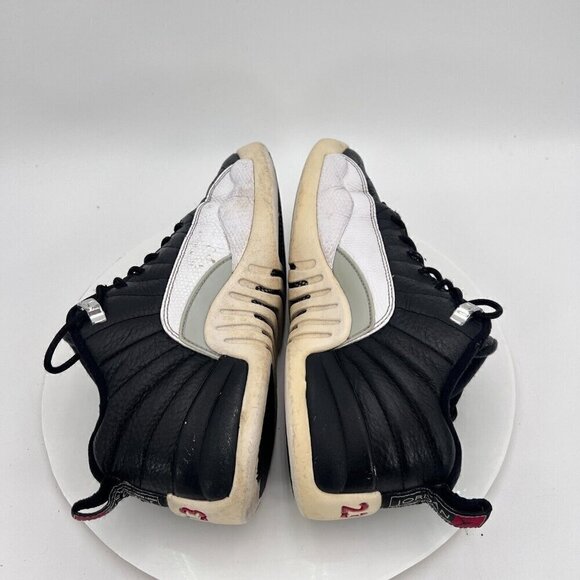 Nike Air Jordan 12 Retro Playoff Youth Size 6.5Y Women 8 308305-004 Black Shoes - Picture 8 of 14
